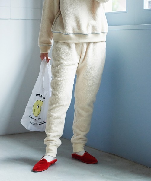 ≪OYASUMI≫ Recycle　Fleece　イージーパンツ