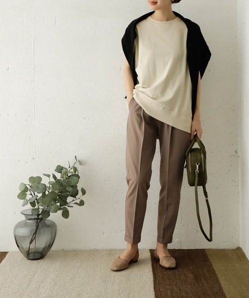 URBAN RESEARCH DOORS（アーバンリサーチドアーズ）の「ストレッチテーパードイージーパンツ（その他パンツ・レディース・モカ/ブラック・38/34/36）」の10枚目の写真