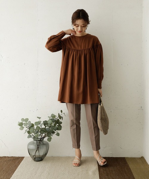 URBAN RESEARCH DOORS（アーバンリサーチドアーズ）の「ストレッチテーパードイージーパンツ（その他パンツ・レディース・モカ/ブラック・38/34/36）」の14枚目の写真