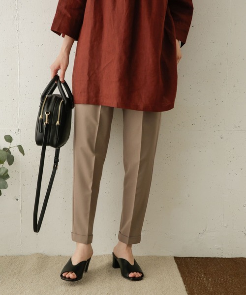 URBAN RESEARCH DOORS（アーバンリサーチドアーズ）の「ストレッチテーパードイージーパンツ（その他パンツ・レディース・モカ/ブラック・38/34/36）」の16枚目の写真