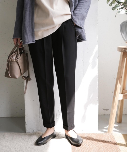 URBAN RESEARCH DOORS（アーバンリサーチドアーズ）の「ストレッチテーパードイージーパンツ（その他パンツ・レディース・モカ/ブラック・38/34/36）」の19枚目の写真