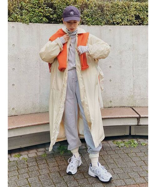 Ungrid（アングリッド）の「中綿チェスターコート（その他アウター・レディース・カーキ/アイボリー・MEDIUM/SMALL）」の3枚目の写真