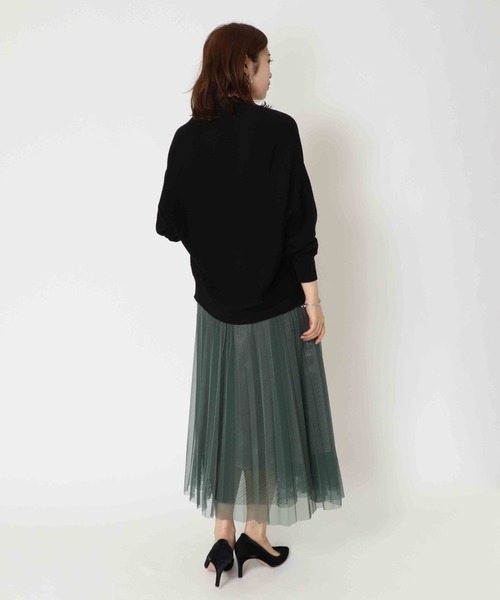 Jines(ジネス)の「シャンブレーチュール プリーツリバーシブルスカート(スカート・レディース・グレー/グリーン・38)」の21枚目の写真