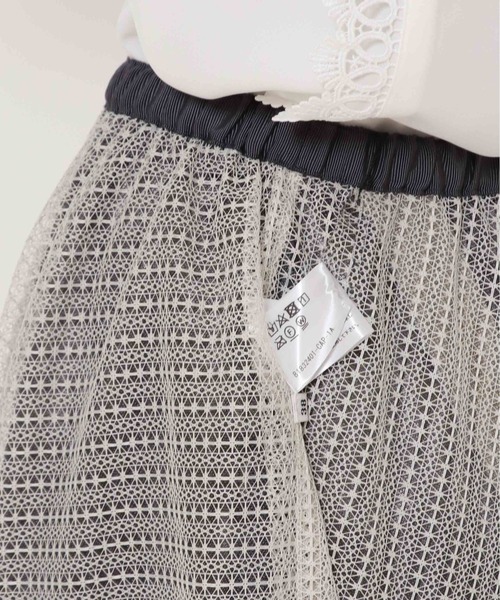 Jines(ジネス)の「シャンブレーチュール プリーツリバーシブルスカート(スカート・レディース・グレー/グリーン・38)」の14枚目の写真