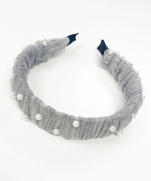 Dorry Doll（ドリードール）の「ラメチュールパールカチューシャ（カチューシャ・レディース・ベージュ/グレー/ブラック・FREE）」の11枚目の写真