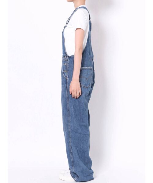 Levi's（リーバイス）の「【Ca】Levis LOOSE OVERALL（サロペット/オーバーオール・レディース・ブルー・SMALL）」の4枚目の写真