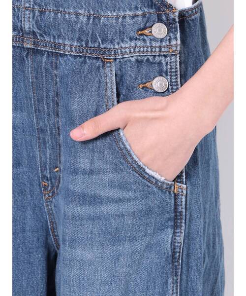 Levi's（リーバイス）の「【Ca】Levis LOOSE OVERALL（サロペット/オーバーオール・レディース・ブルー・SMALL）」の8枚目の写真