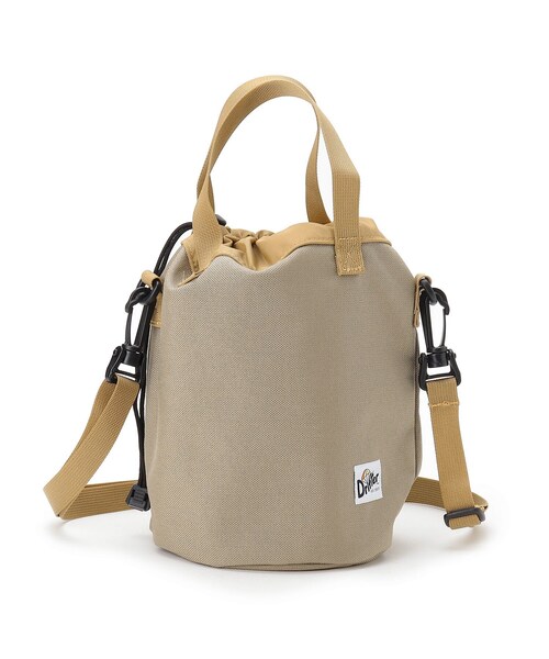 SOUP（スープ）の「◆Drifter DRAWSTRING POUCH（トートバッグ・レディース・ブラック/ベージュ/ブラウン系・00）」の3枚目の写真