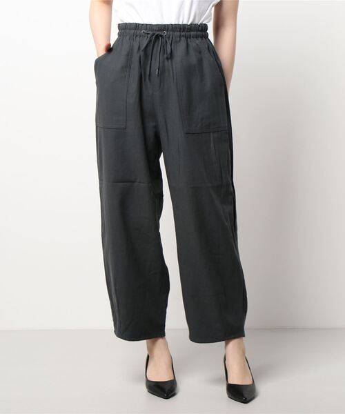 Samansa Mos2 blue（サマンサモスモスブルー）の「コクーンベイカーパンツ（その他パンツ・レディース・ダークブラウン/チャコール/カーキ・ﾌﾘ-）」の7枚目の写真