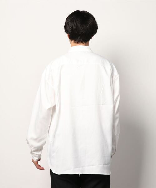 Confirm（コンファーム）の「ルーズシルエット ベーシックトロミシャツ 【Confirm】（シャツ/ブラウス・メンズ・ホワイト/ブラック/イエロー/グリーン・M/L）」の5枚目の写真