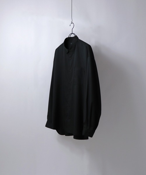 Confirm（コンファーム）の「ルーズシルエット ベーシックトロミシャツ 【Confirm】（シャツ/ブラウス・メンズ・ホワイト/ブラック/イエロー/グリーン・M/L）」の3枚目の写真