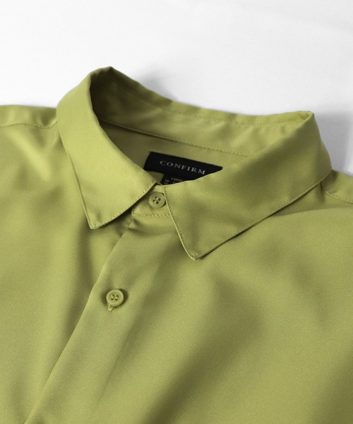 Confirm（コンファーム）の「ルーズシルエット ベーシックトロミシャツ 【Confirm】（シャツ/ブラウス・メンズ・ホワイト/ブラック/イエロー/グリーン・M/L）」の20枚目の写真