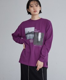PAGEBOY | モノクロフォトロンＴ(Tシャツ/カットソー)