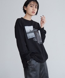PAGEBOY | モノクロフォトロンＴ(Tシャツ/カットソー)