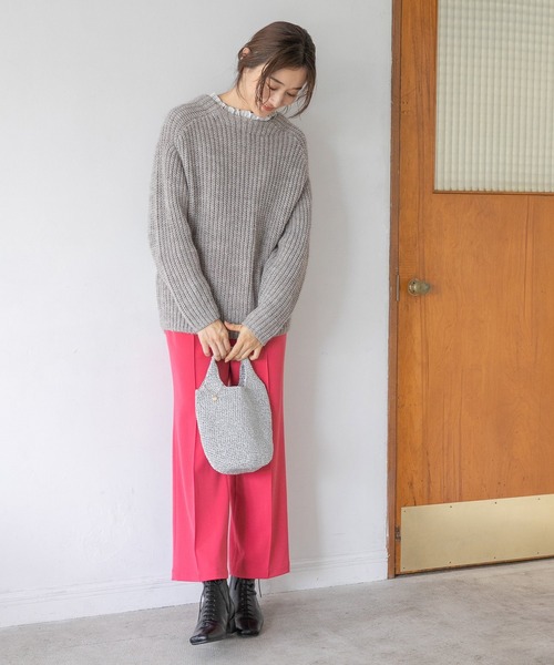 LEPSIM(レプシィム)の「大人レースアップブーツ 236248(ブーツ・レディース・ブラック/ライトベージュ・LARGE/MEDIUM)」の6枚目の写真