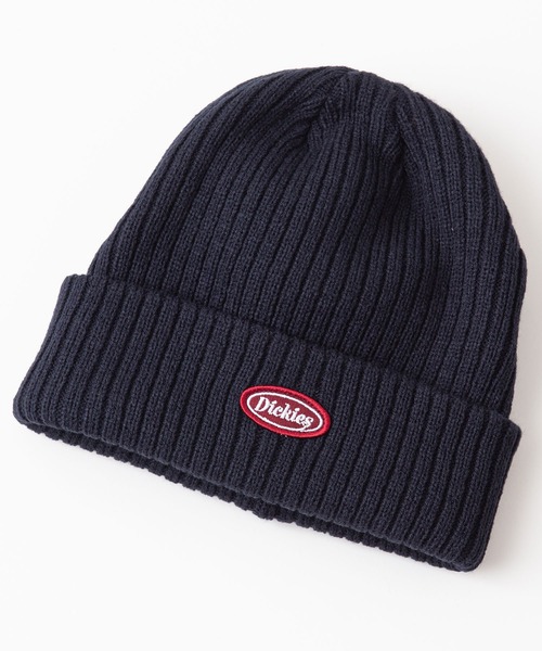 Dickies(ディッキーズ)の「【DICKIES/ディッキーズ】ワッペンニットキャップ ビーニー ワンポイントブランドロゴ(ニットキャップ/ビーニー・メンズ・ホワイト/ブラック/ネイビー/グレー/カーキ/ワイン/オレンジ/ブルー/レッド・FREE)」の6枚目の写真