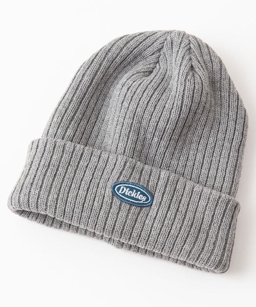 Dickies(ディッキーズ)の「【DICKIES/ディッキーズ】ワッペンニットキャップ ビーニー ワンポイントブランドロゴ(ニットキャップ/ビーニー・メンズ・ホワイト/ブラック/ネイビー/グレー/カーキ/ワイン/オレンジ/ブルー/レッド・FREE)」の4枚目の写真