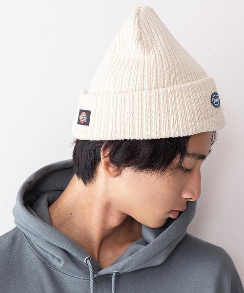 Dickies(ディッキーズ)の「【DICKIES/ディッキーズ】ワッペンニットキャップ ビーニー ワンポイントブランドロゴ(ニットキャップ/ビーニー・メンズ・ホワイト/ブラック/ネイビー/グレー/カーキ/ワイン/オレンジ/ブルー/レッド・FREE)」の17枚目の写真