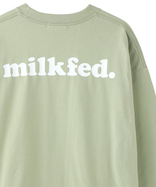 MILKFED.（ミルクフェド）の「BASIC COOPER L/S TEE（Tシャツ/カットソー・レディース・ホワイト/チャコールグレー/ブラック/ベージュ/ネイビー/オフホワイト/ライトグリーン/ライトパープル・SMALL/MEDIUM）」の7枚目の写真