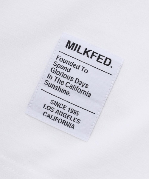 MILKFED.（ミルクフェド）の「BASIC COOPER L/S TEE（Tシャツ/カットソー・レディース・ホワイト/チャコールグレー/ブラック/ベージュ/ネイビー/オフホワイト/ライトグリーン/ライトパープル・SMALL/MEDIUM）」の10枚目の写真