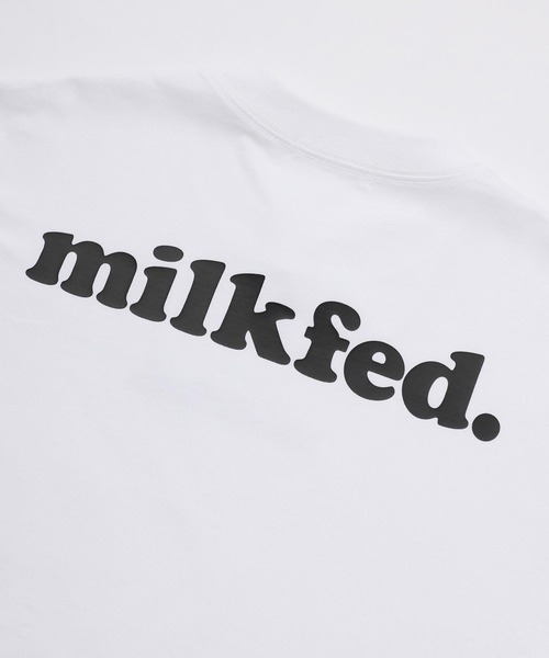 MILKFED.（ミルクフェド）の「BASIC COOPER L/S TEE（Tシャツ/カットソー・レディース・ホワイト/チャコールグレー/ブラック/ベージュ/ネイビー/オフホワイト/ライトグリーン/ライトパープル・SMALL/MEDIUM）」の12枚目の写真