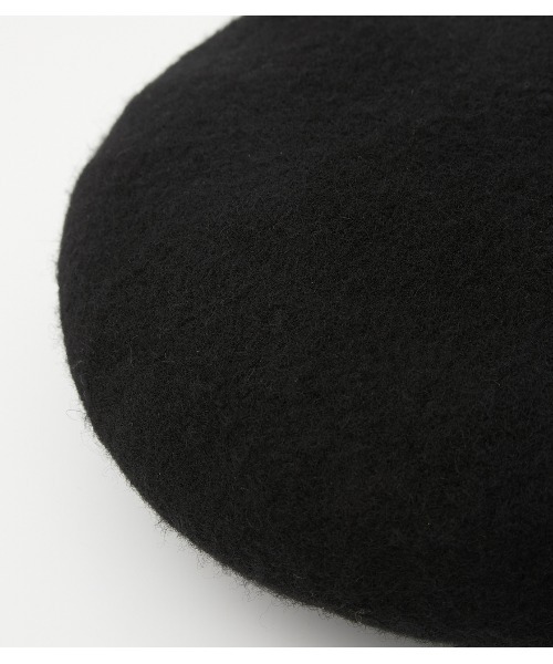 AZUL by moussy（アズールバイマウジー）の「BASQUE BERET/バスクベレー（ハンチング/ベレー帽・レディース・ベージュ/ブラック/杢グレー・FREE）」の9枚目の写真