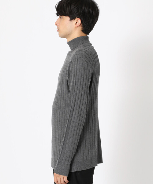COMME CA ISM（コムサイズム）の「リブ タートルネックニット（ニット/セーター・メンズ・ブラック/チャコール・MEDIUM/LARGE）」の15枚目の写真