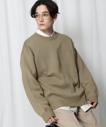 ミラノリブニットクルー/214808