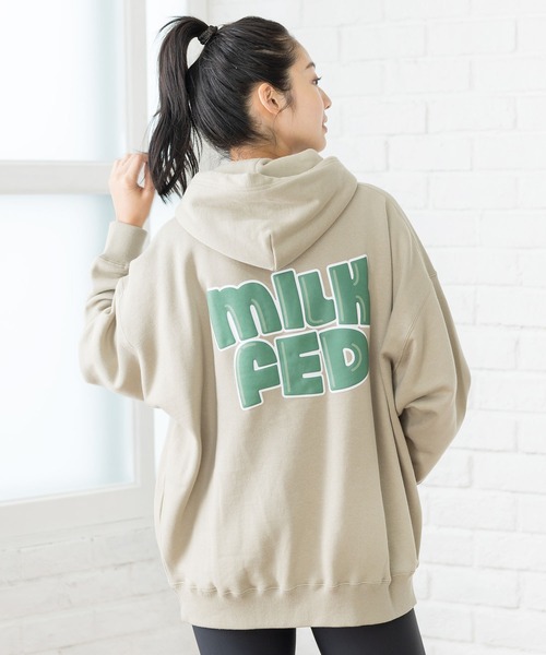 POP LOGO BIG SWEAT HOODIE