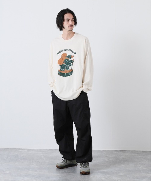 BAMBOO SHOOTS（バンブーシュート）の「【BAMBOO SHOOTS / バンブーシュート】 別注 BPC L/S TEE（Tシャツ/カットソー・メンズ・アイボリー/カーキ・MEDIUM/LARGE/X-LARGE）」の16枚目の写真
