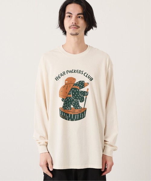 BAMBOO SHOOTS（バンブーシュート）の「【BAMBOO SHOOTS / バンブーシュート】 別注 BPC L/S TEE（Tシャツ/カットソー・メンズ・アイボリー/カーキ・MEDIUM/LARGE/X-LARGE）」の7枚目の写真