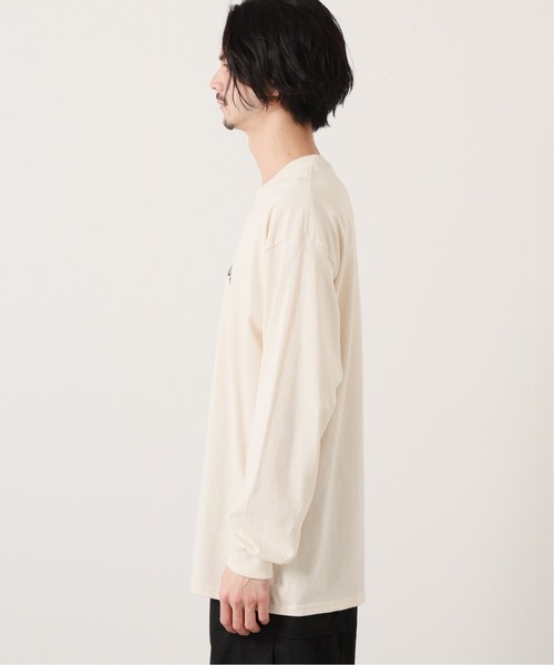 BAMBOO SHOOTS（バンブーシュート）の「【BAMBOO SHOOTS / バンブーシュート】 別注 BPC L/S TEE（Tシャツ/カットソー・メンズ・アイボリー/カーキ・MEDIUM/LARGE/X-LARGE）」の3枚目の写真