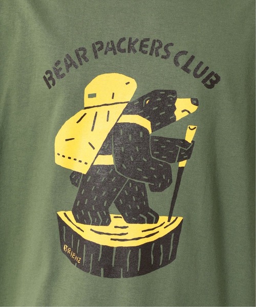 BAMBOO SHOOTS（バンブーシュート）の「【BAMBOO SHOOTS / バンブーシュート】 別注 BPC L/S TEE（Tシャツ/カットソー・メンズ・アイボリー/カーキ・MEDIUM/LARGE/X-LARGE）」の4枚目の写真