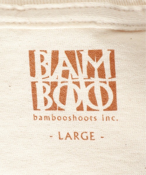 BAMBOO SHOOTS（バンブーシュート）の「【BAMBOO SHOOTS / バンブーシュート】 別注 BPC L/S TEE（Tシャツ/カットソー・メンズ・アイボリー/カーキ・MEDIUM/LARGE/X-LARGE）」の6枚目の写真