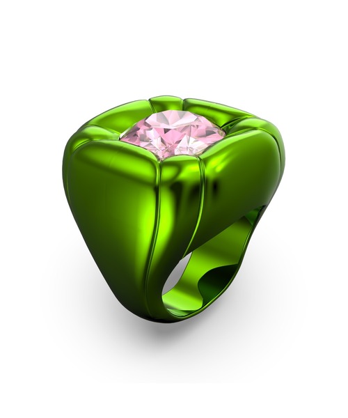 SWAROVSKI(スワロフスキー)の「【公式】【スワロフスキー】Dulcis リング(リング・レディース・グリーン・58)」の4枚目の写真