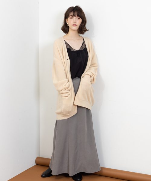 Rouge vif Anna(ルージュヴィフアンナ)の「マーメイドスカート(スカート・レディース・グレイッシュベージュ/スミクロ・36/38)」の6枚目の写真