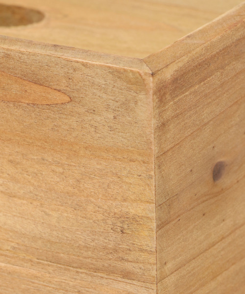 LBC（エルビーシー）の「【スタッキング対応アイテム】ウッド ティッシュボックス（収納グッズ・レディース・ブラウン/ライトブラウン・FREE）」の11枚目の写真