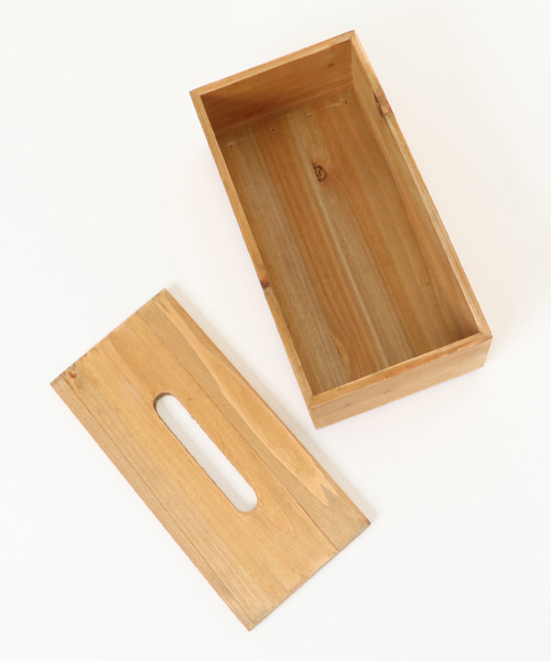 LBC（エルビーシー）の「【スタッキング対応アイテム】ウッド ティッシュボックス（収納グッズ・レディース・ブラウン/ライトブラウン・FREE）」の13枚目の写真