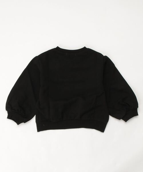 unica(ユニカ)の「ハッピーベアートレーナー(スウェット・キッズ・オフホワイト/ブラック/パープル・120/130/140/110)」の4枚目の写真