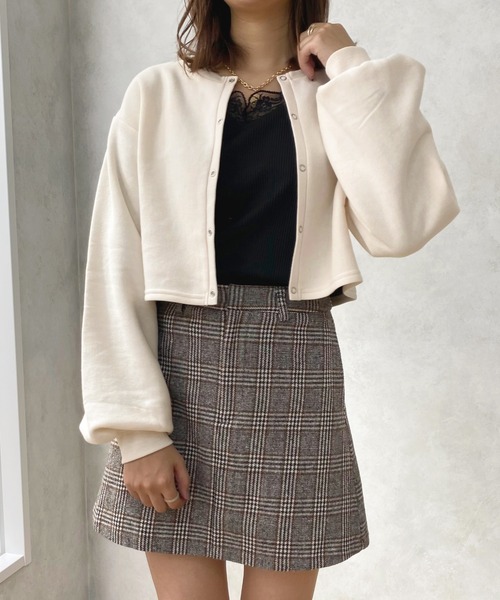 apres jour（アプレジュール）の「裏起毛ドットボタンカーディガン【ZOZOTOWN限定アイテム】（カーディガン/ボレロ・レディース・ラベンダー/ブルー系その他/ナチュラル/ダークグリーン/アイボリー・フリー/X-LARGE）」の19枚目の写真