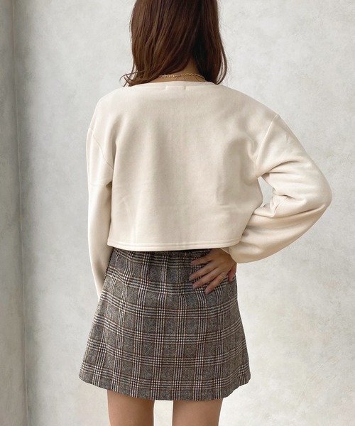 apres jour（アプレジュール）の「裏起毛ドットボタンカーディガン【ZOZOTOWN限定アイテム】（カーディガン/ボレロ・レディース・ラベンダー/ブルー系その他/ナチュラル/ダークグリーン/アイボリー・フリー/X-LARGE）」の22枚目の写真