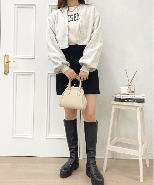 apres jour（アプレジュール）の「裏起毛ドットボタンカーディガン【ZOZOTOWN限定アイテム】（カーディガン/ボレロ・レディース・ラベンダー/ブルー系その他/ナチュラル/ダークグリーン/アイボリー・フリー/X-LARGE）」の15枚目の写真