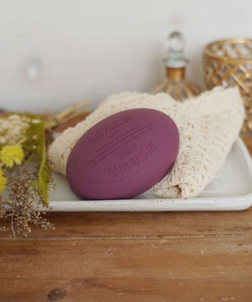 Port（ポート）の「マット シリコン スカルプ ブラシ（ヘアブラシ・レディース・パープル/オリーブ/ブルー/クリーム/ブラウン系その他/イエロー系その他・FREE）」の6枚目の写真