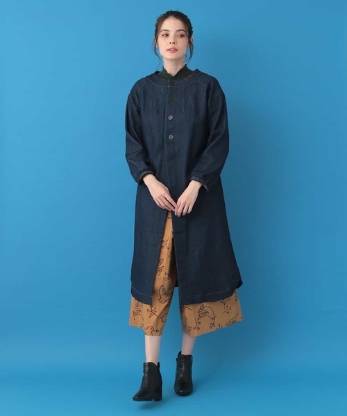 Jocomomola（ホコモモラ）の「【2WAY】Suaveデニム ワンピース