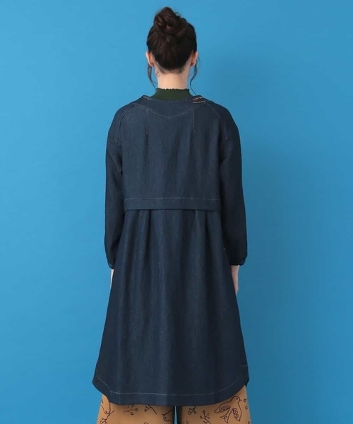Jocomomola（ホコモモラ）の「【2WAY】Suaveデニム ワンピース