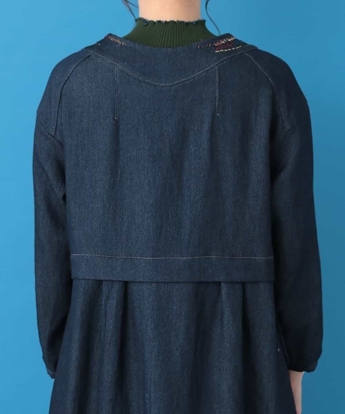 Jocomomola（ホコモモラ）の「【2WAY】Suaveデニム ワンピース