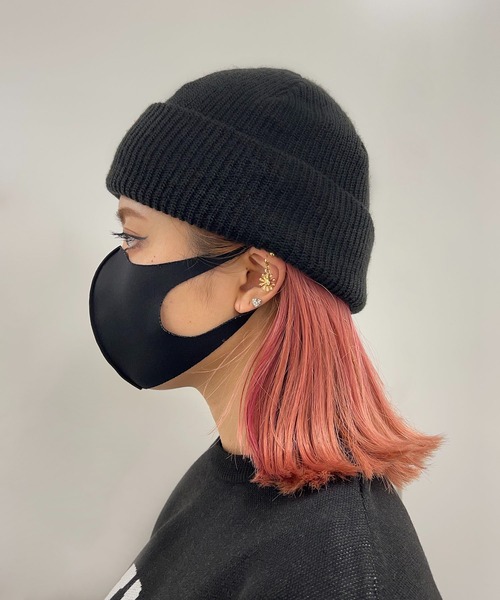 RASVOA(ラスボア)の「スケーターショートビーニー(ニットキャップ/ビーニー・レディース・レッド/ブラック/パープル・FREE)」の8枚目の写真