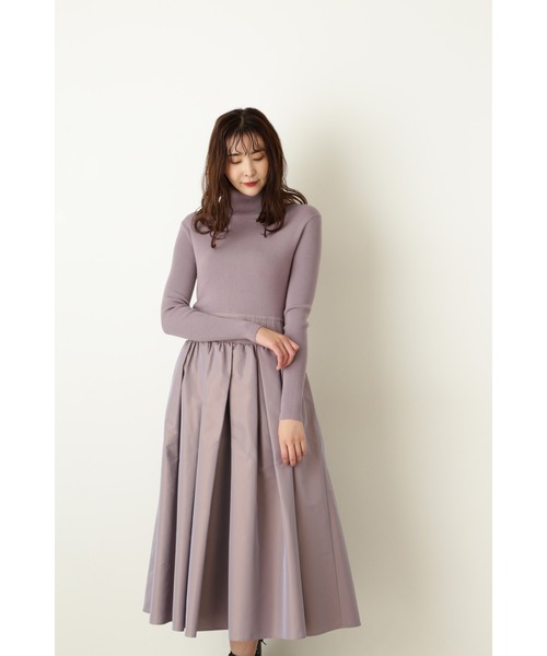 JILL STUART(ジルスチュアート)の「◆《Endy ROBE》ナティワンピース(ワンピース・レディース・パープル/ブラック・0/2)」の6枚目の写真