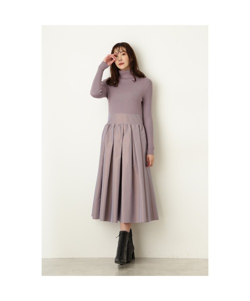 JILL STUART(ジルスチュアート)の「◆《Endy ROBE》ナティワンピース(ワンピース・レディース・パープル/ブラック・0/2)」の4枚目の写真