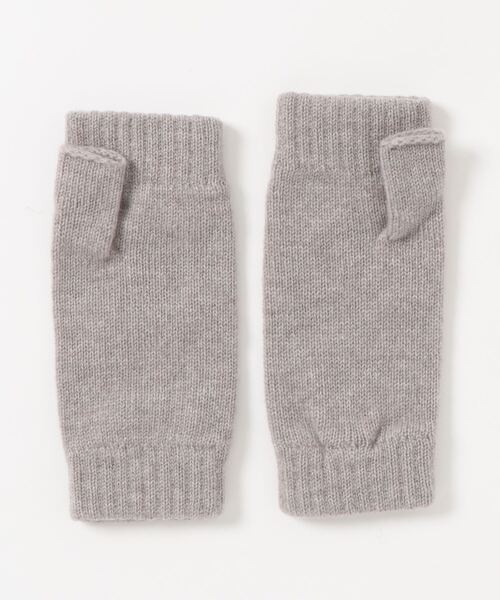 IENA（イエナ）の「【Johnstons/ジョンストンズ】カシミアリストウォーマー（手袋・レディース・ライトグレー/ブラック系その他・FREE）」の11枚目の写真